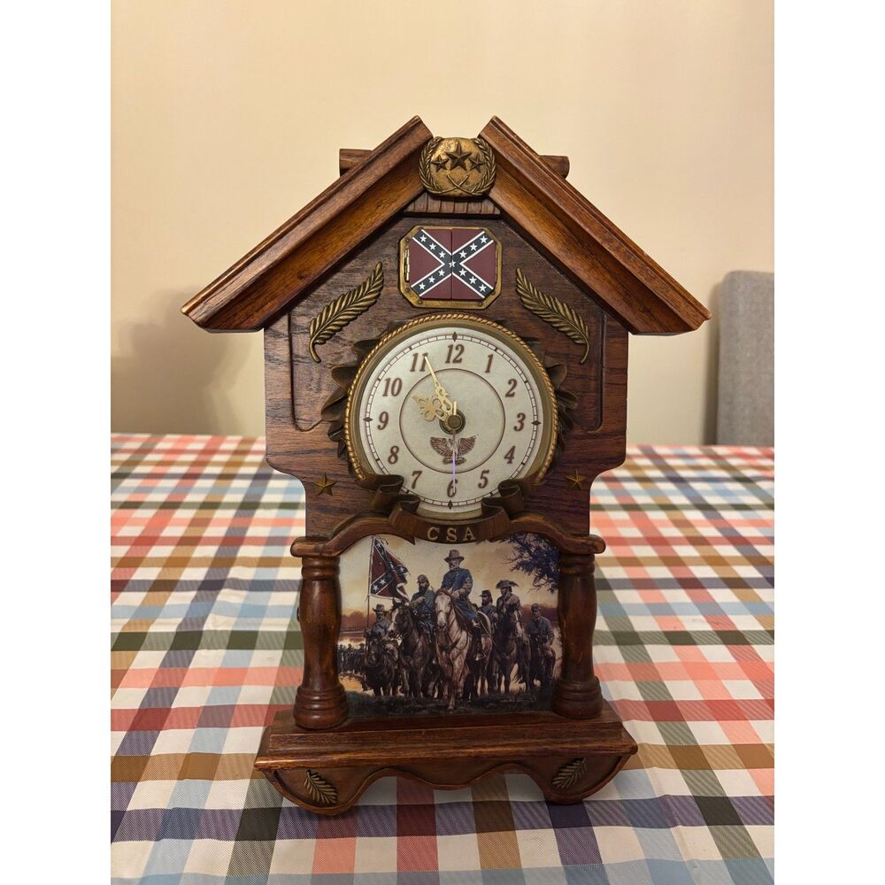 Hour of Glory Collectible Civil War Cuckoo Clock (Bradford Exchange)